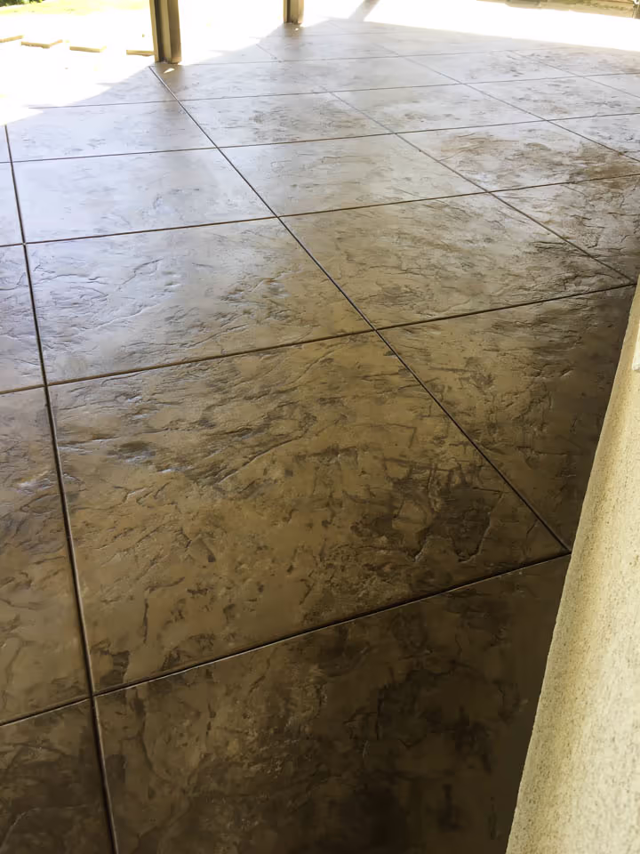 Residential Stamped Concrete — photo 2